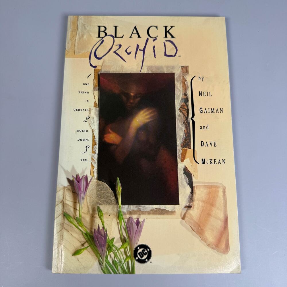 Black Orchid by Neil Gaiman and Dave McKean Graphic Novel 1991